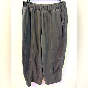 Aerie gray barrel lounge pants